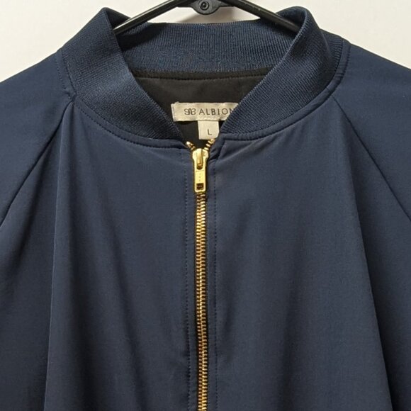 Albion True Blue Bomber Jacket - NWOT - Picture 12 of 16